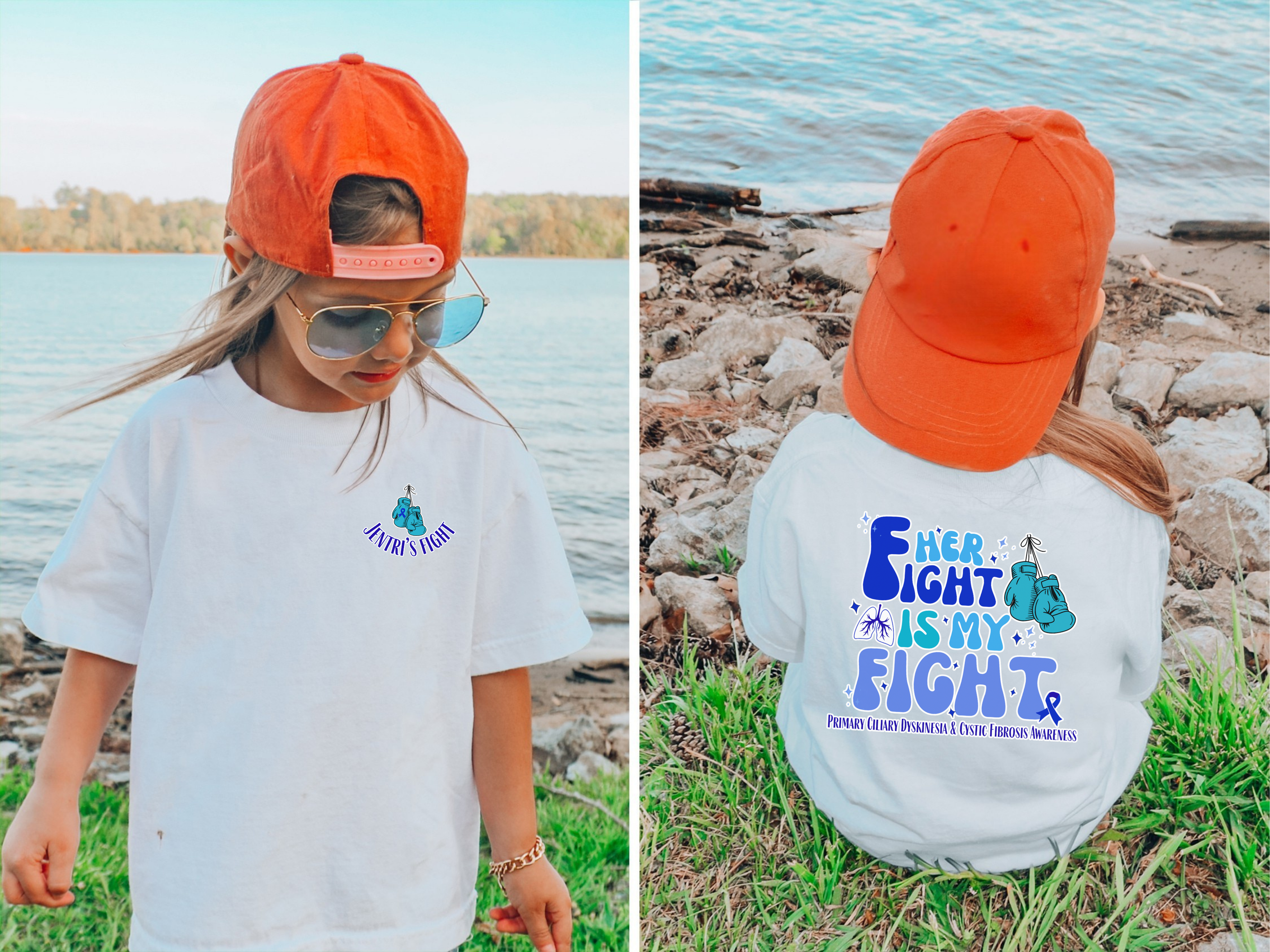 Youth T-Shirt - Jentri’s Fight Blue