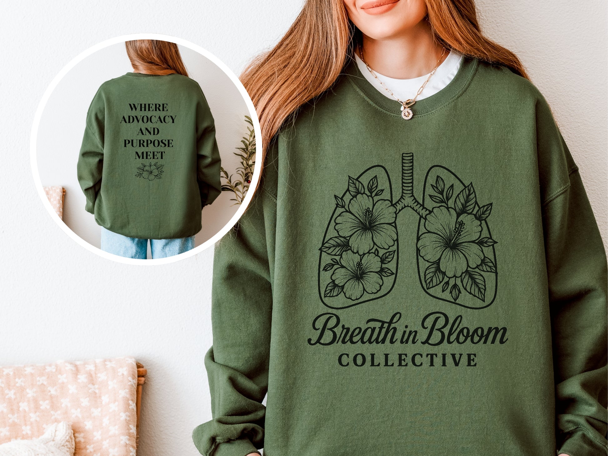 Crewneck Sweatshirt BNBC Where Advocacy & Purpose Meet