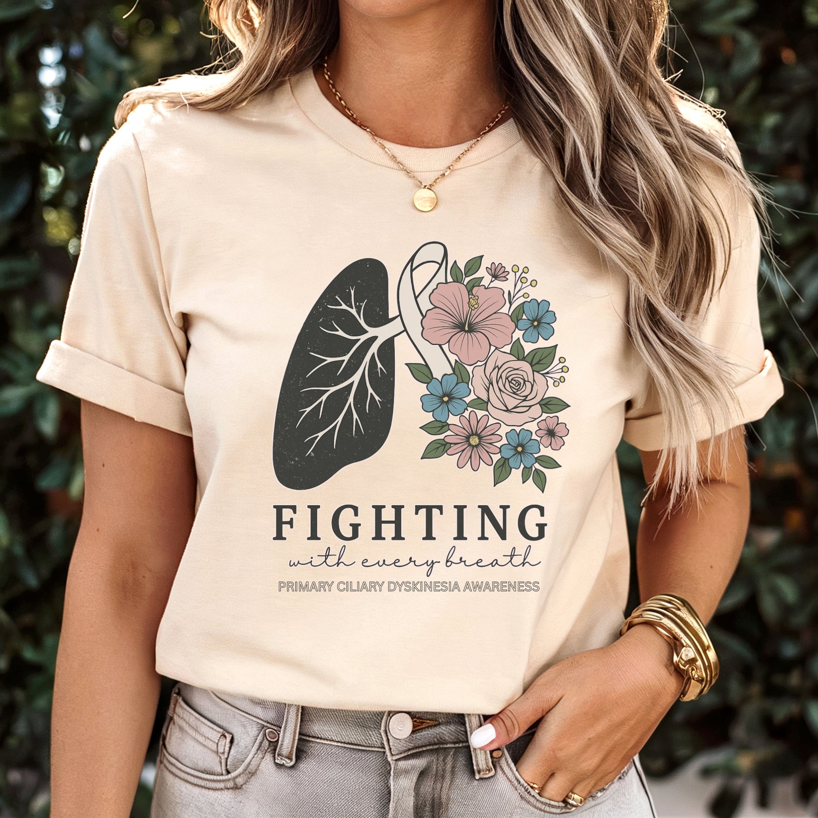 PCD Short Sleeve Tee - Fighting with Every Breath