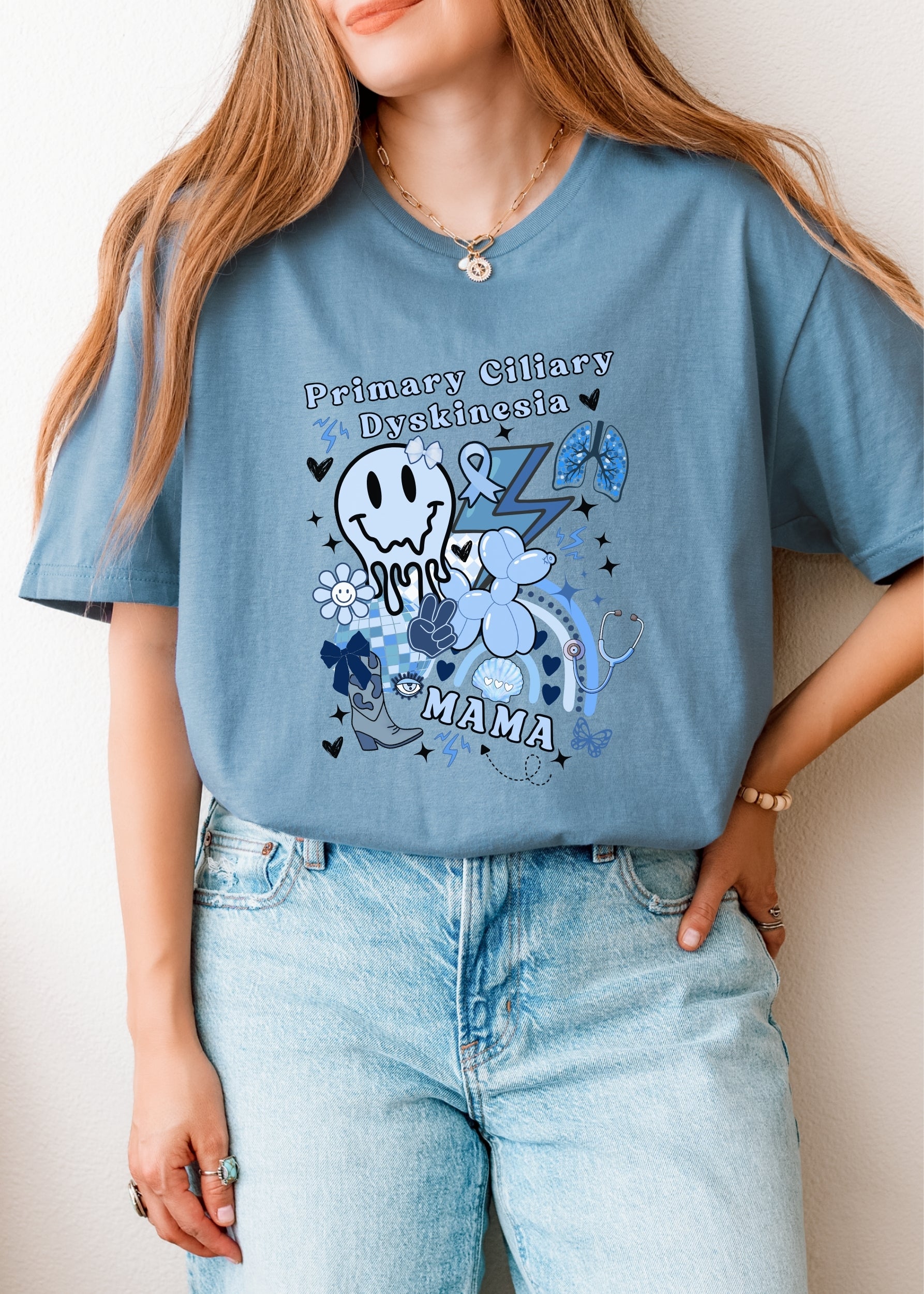 Primary Ciliary Dyskinesia Mama T-Shirt