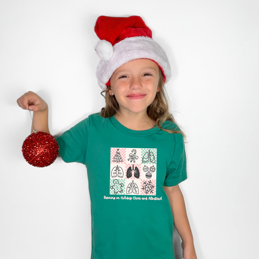 Youth Tee - Running on Holiday Cheer and Albuterol