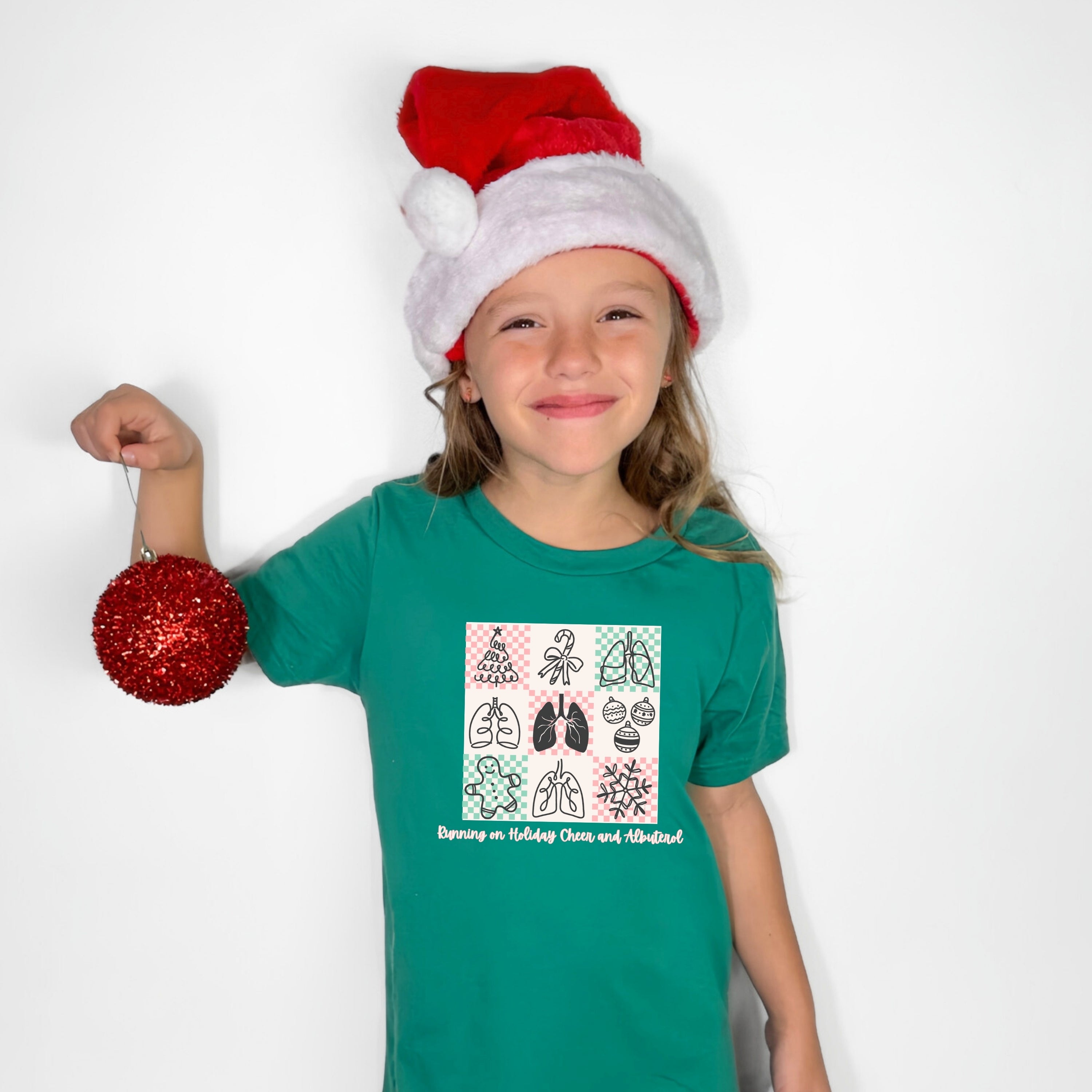 Youth Tee - Running on Holiday Cheer and Albuterol
