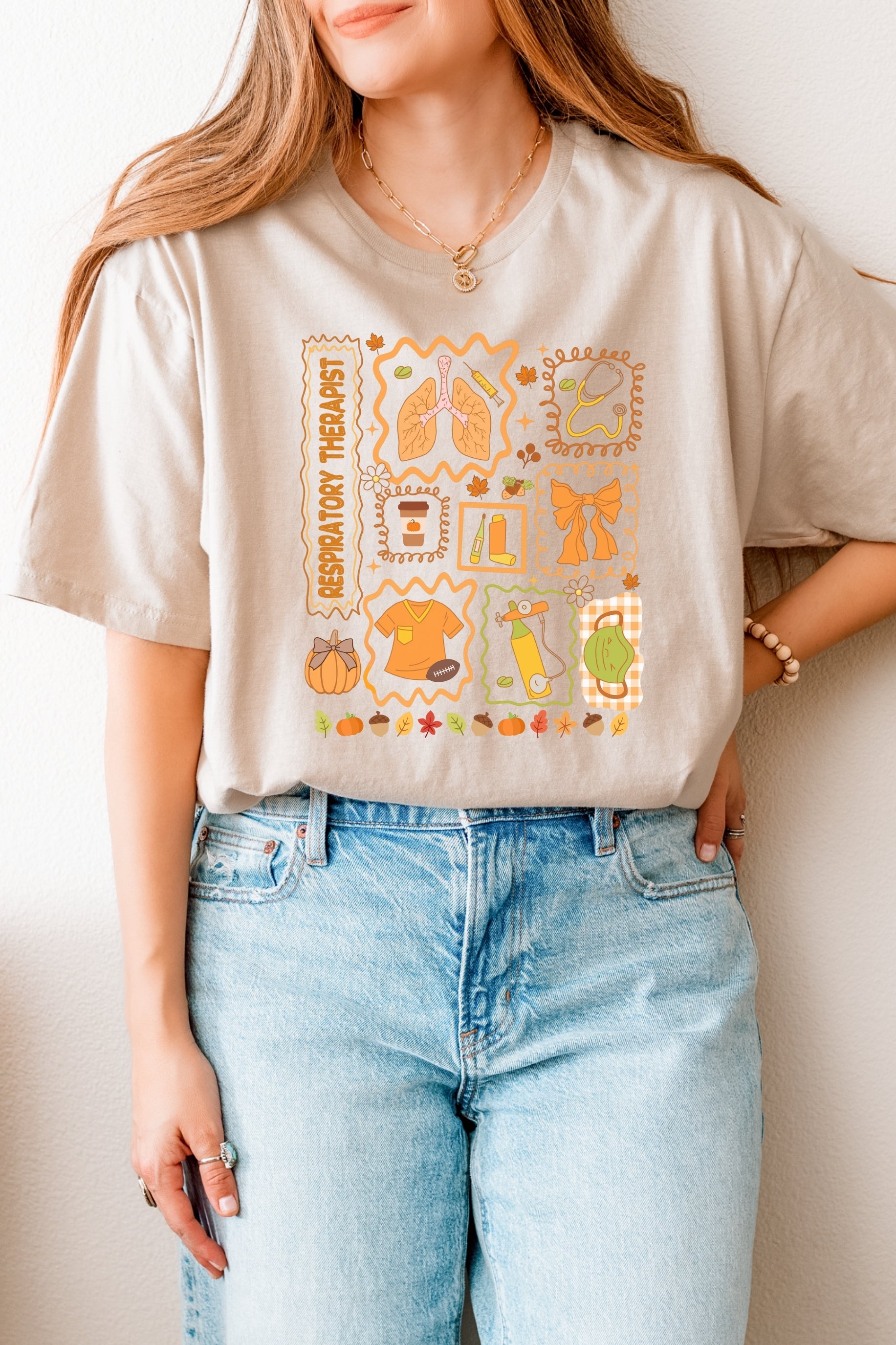 Fall Vibes Respiratory Therapist T-Shirt