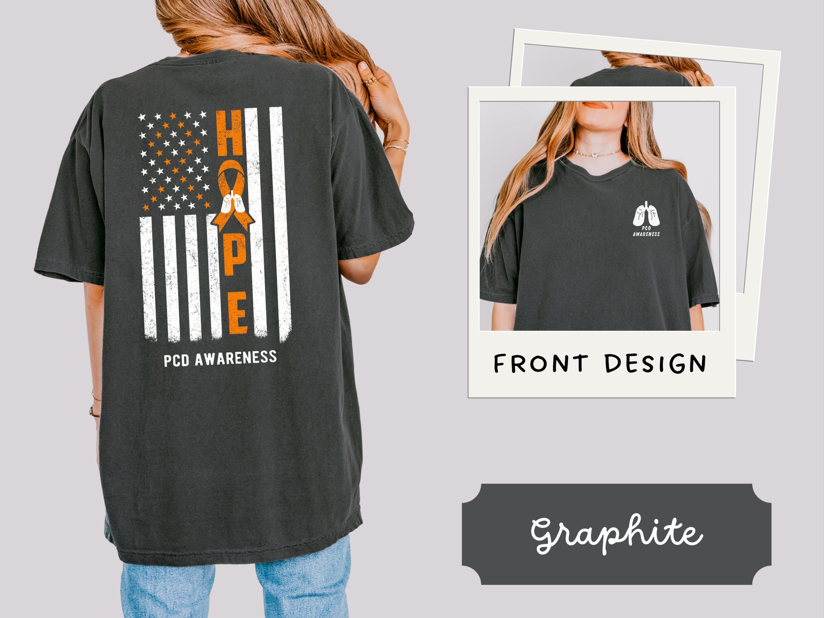 PCD Awareness Flag T-Shirt - Unisex
