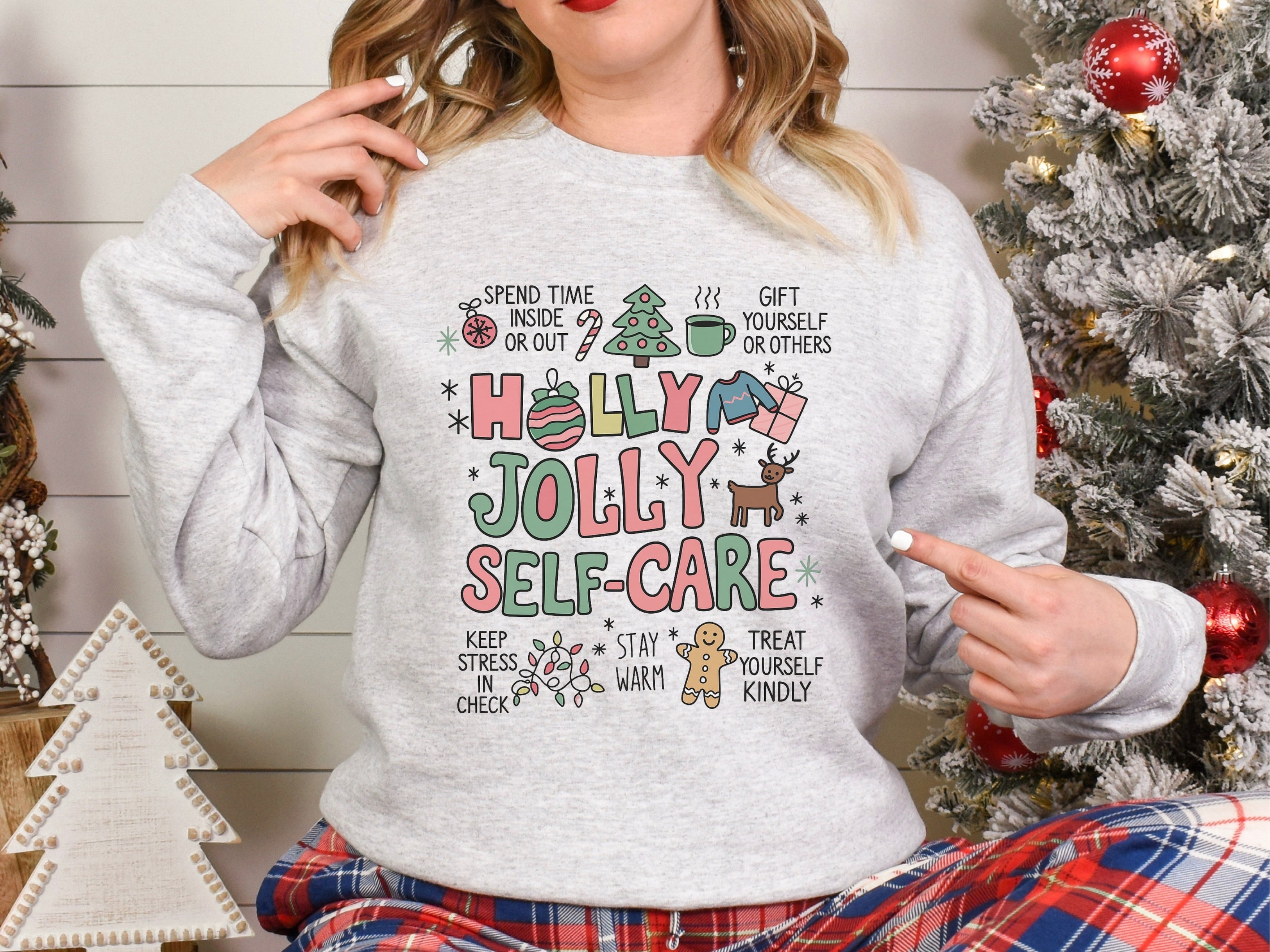Christmas Self Care Sweatshirt
