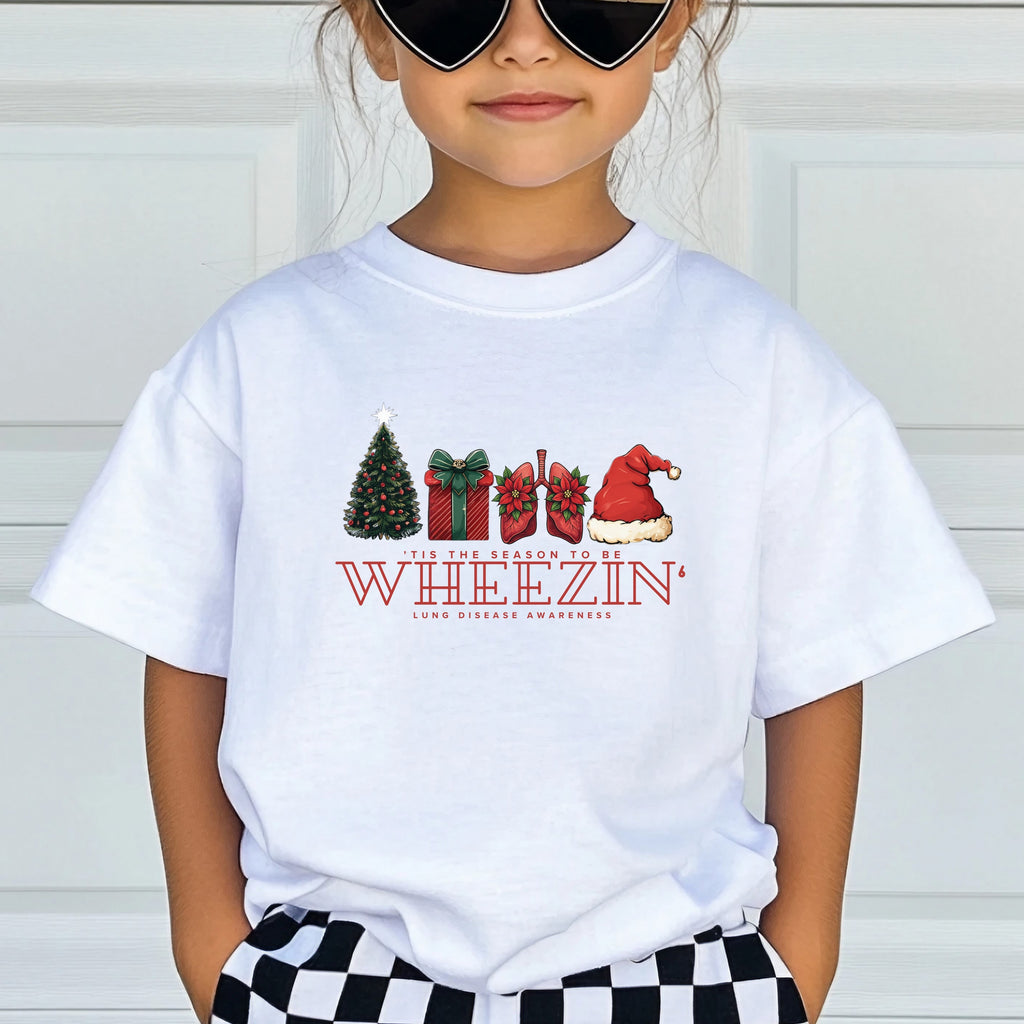 Tis the Season to Be Wheezin T-Shirt — Funny Holiday Christmas Tee