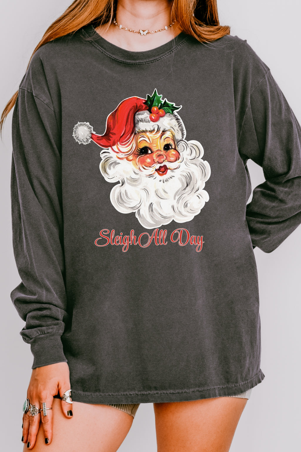 Long Sleeve T-Shirt - Sleigh All Day