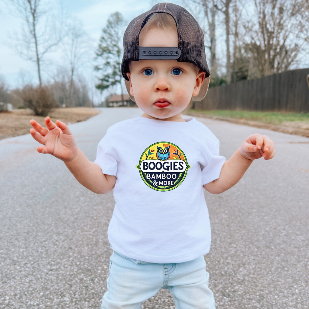 Infant Tee — 'Boogies Bamboo & More' Logo Baby Shirt