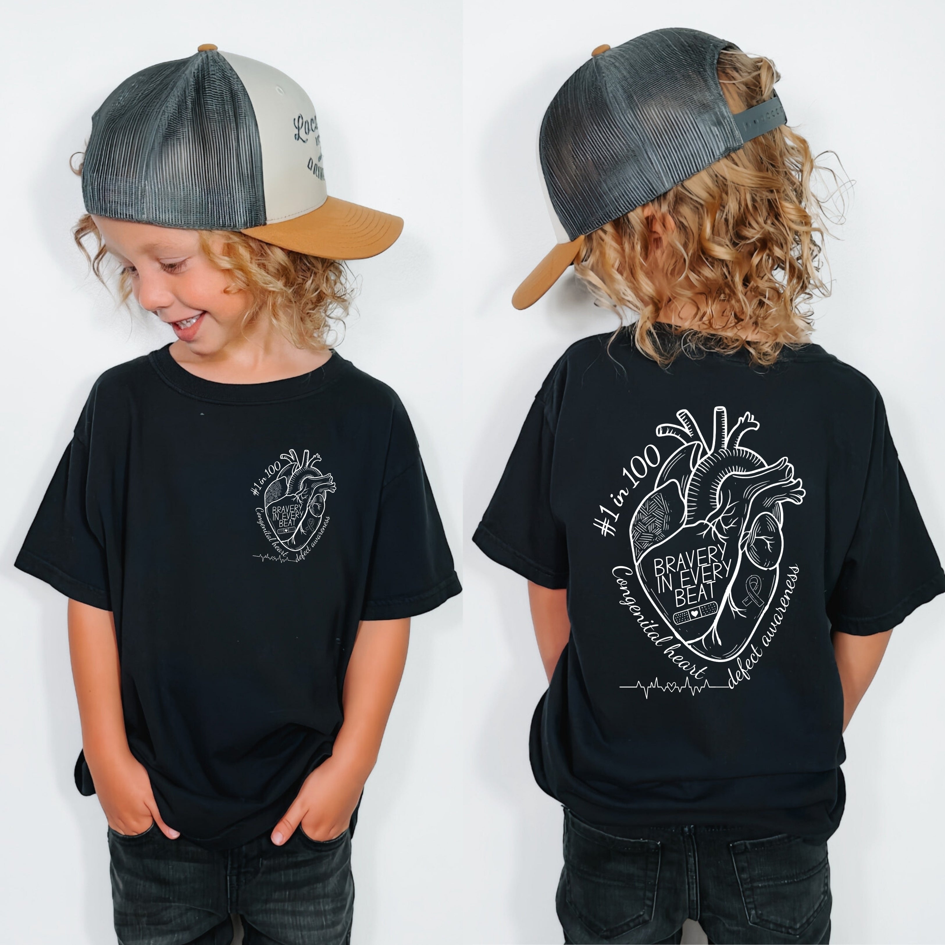 Kids "Bravery in Every Beat" CHD T-Shirt