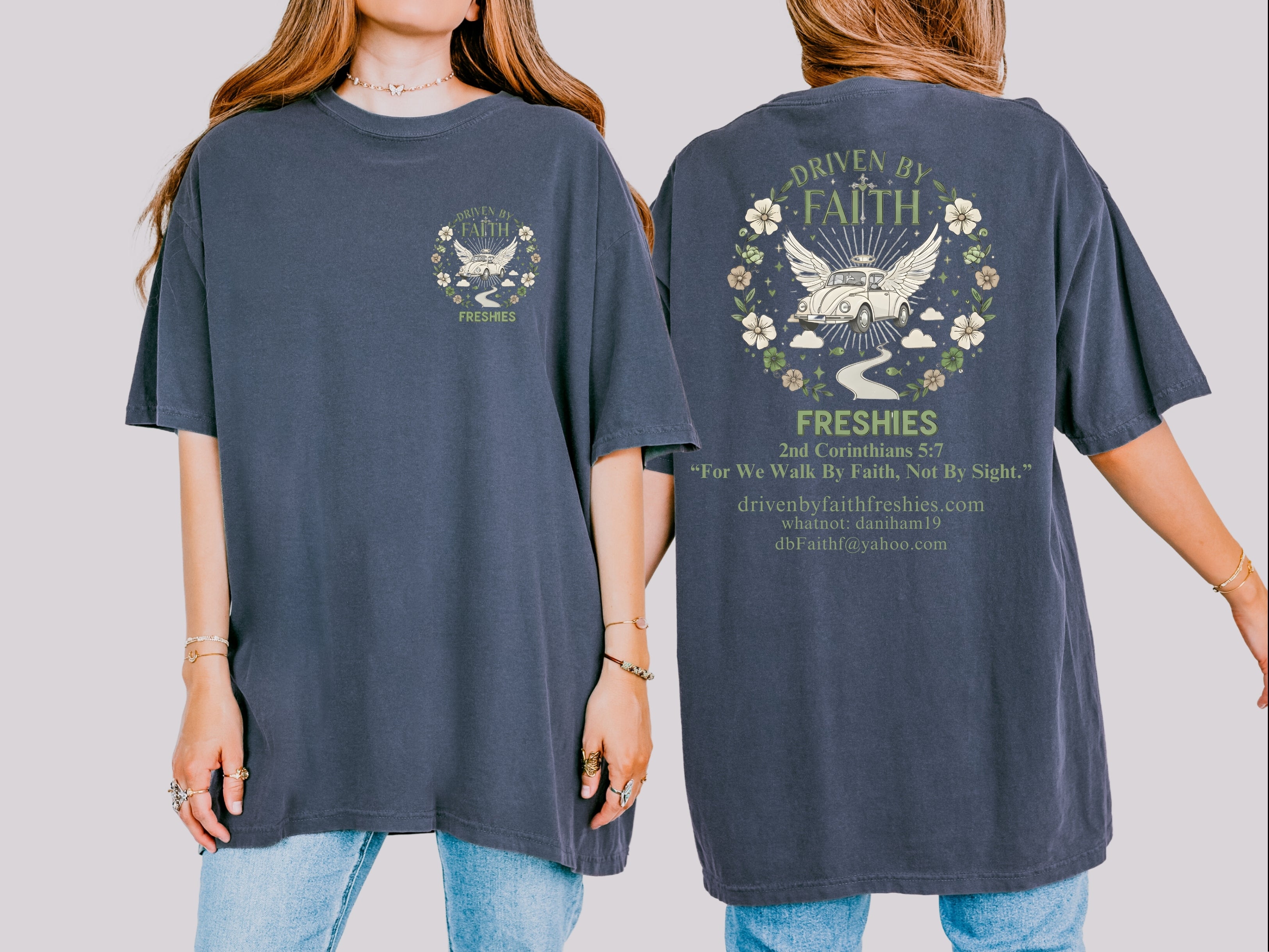Driven by Faith Freshies Tee — "Driven by Faith" Graphic T-Shirt