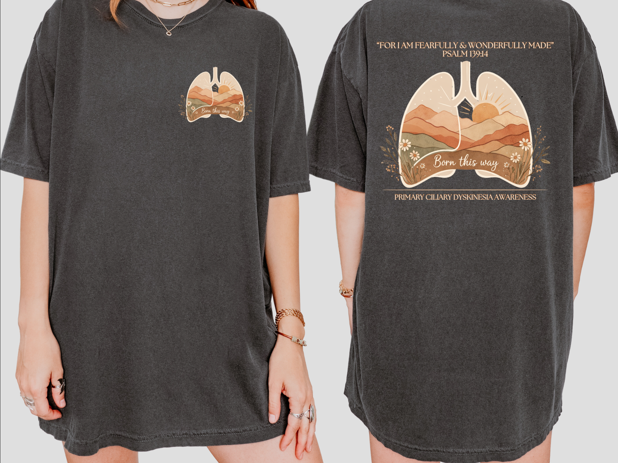 PCD Born This Way Tee — "Fearfully & Wonderfully Made"