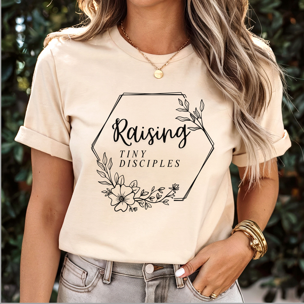 Raising Tiny Disciples Floral Tee