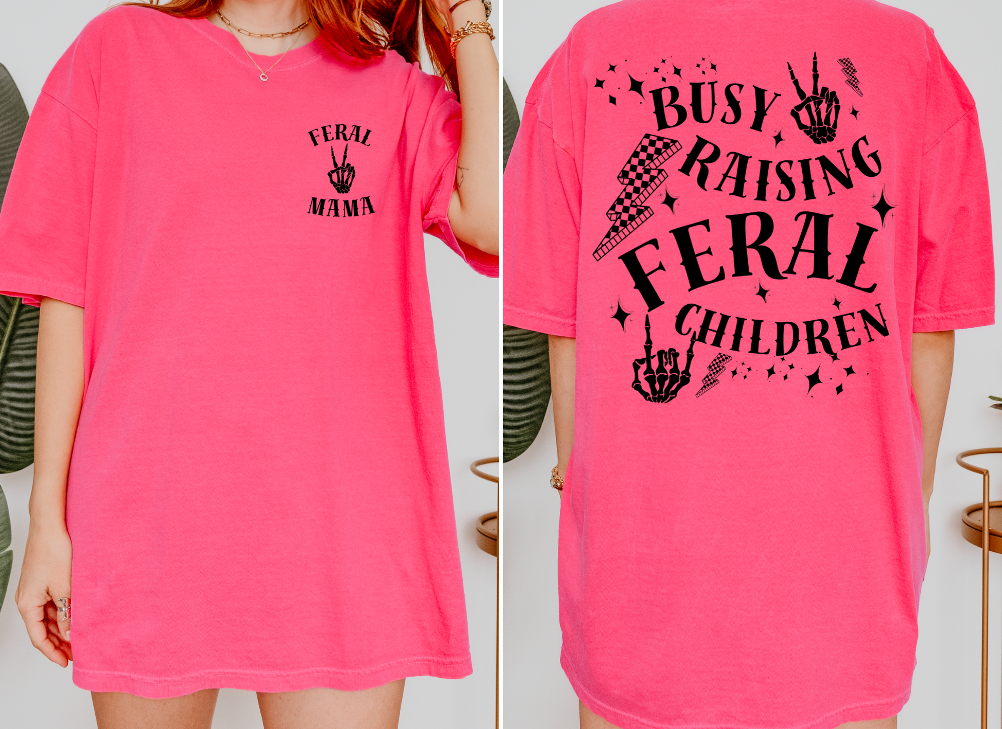 Comfort Colors—-Feral Mama T-Shirt