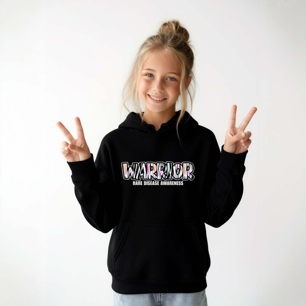YOUTH Warrior Stripes HOODIE — Andme Bamboo Collab Graphic Hoodie