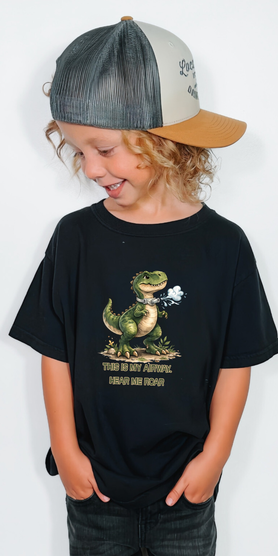 Trach Awareness Toddler Tee — "Airway Hear Me Roar!"