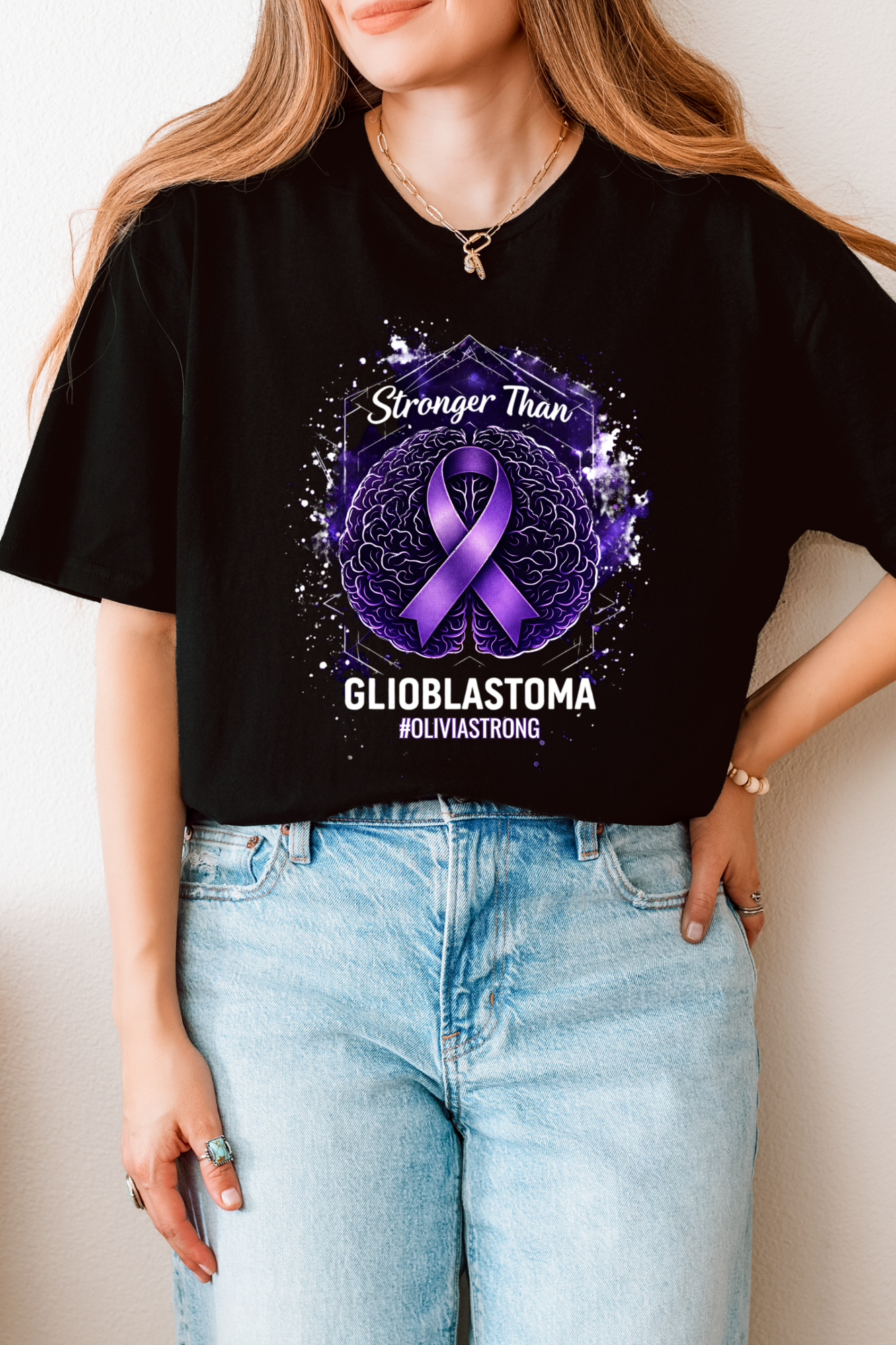 Glioblastoma Awareness T-Shirt — Olivia Strong