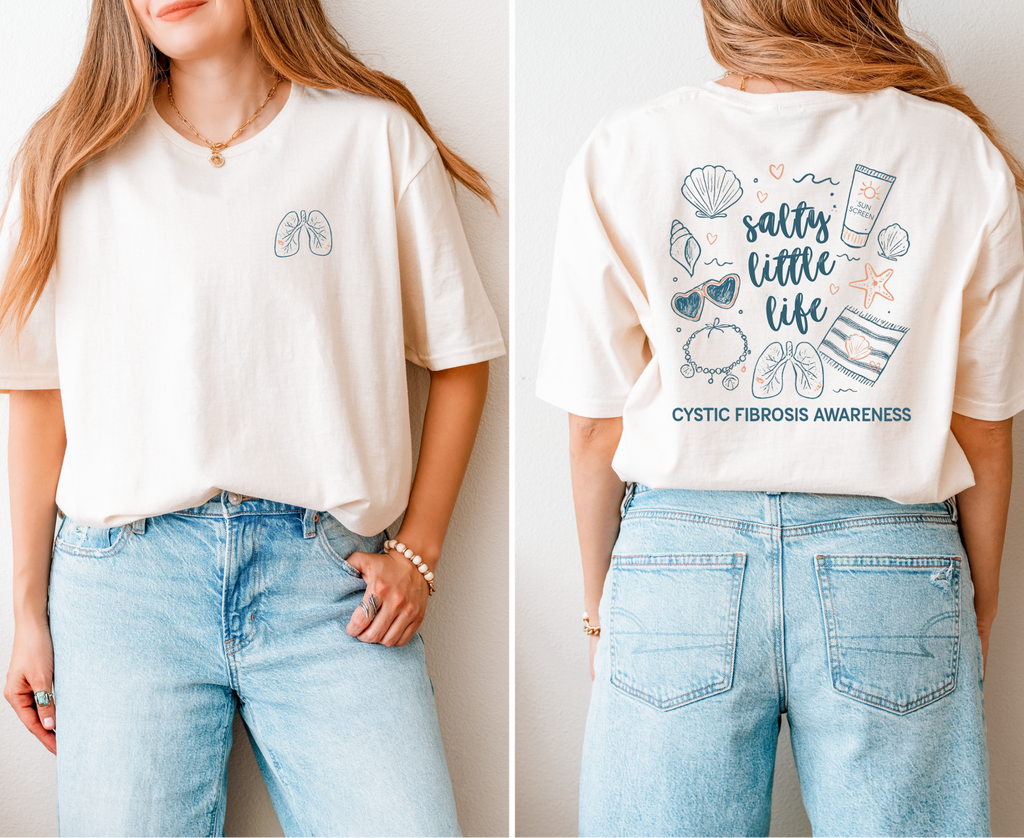 Salty Little Life Cystic Fibrosis Awareness T-Shirt