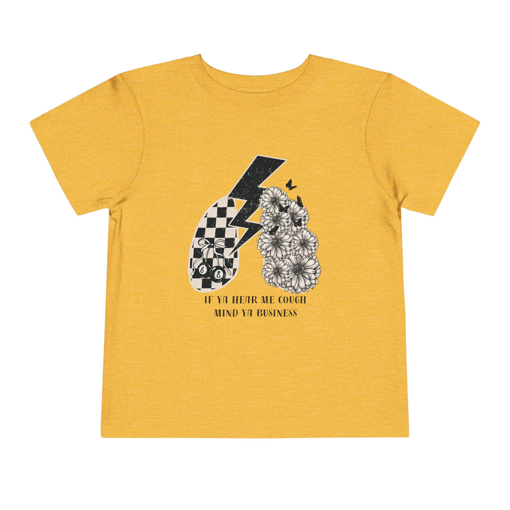 Toddler Tee Lungs Mind ya Business