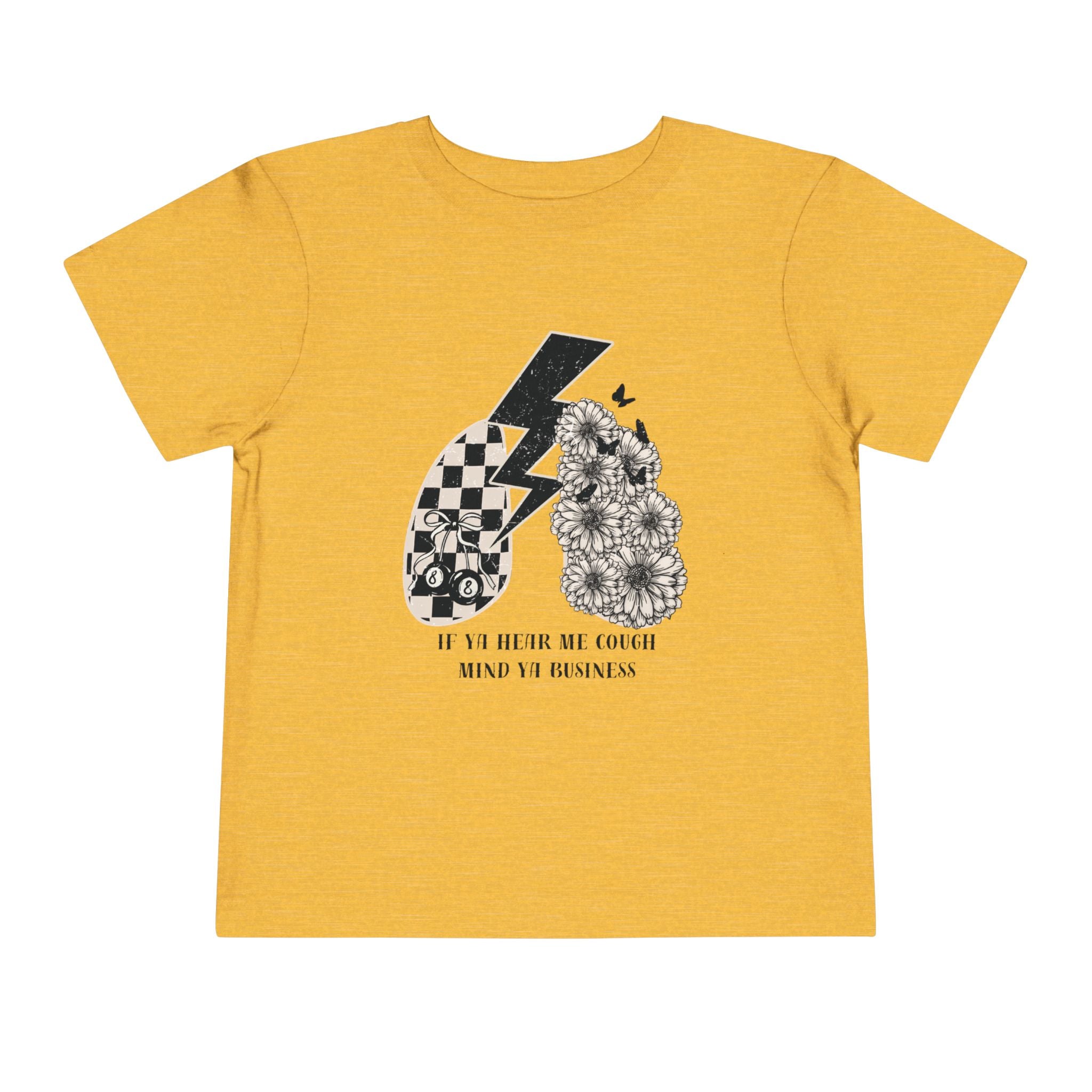 Toddler Tee Lungs Mind ya Business