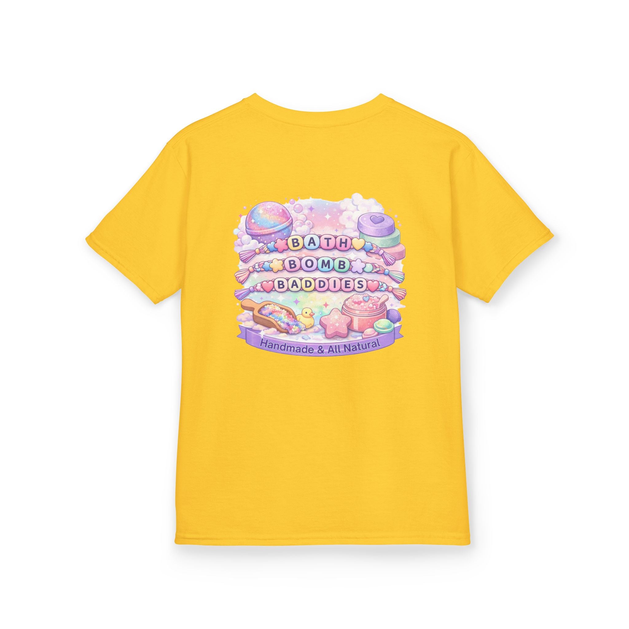 Kids Bath Bomb Baddies T-Shirt — Pastel Handmade Bath Bombs Graphic Tee
