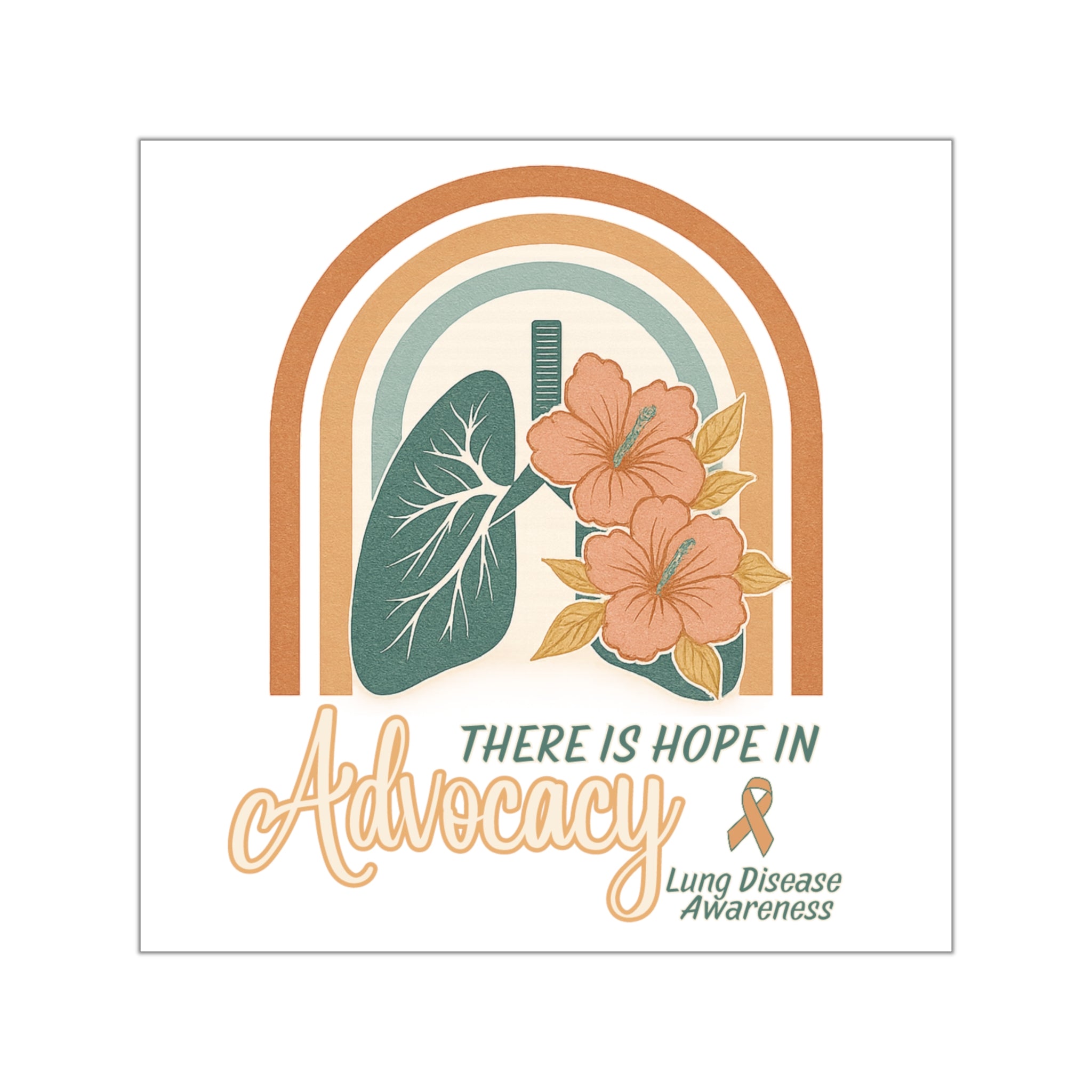 Vinyl Stickers - Hope in Advocacy Lung Disease