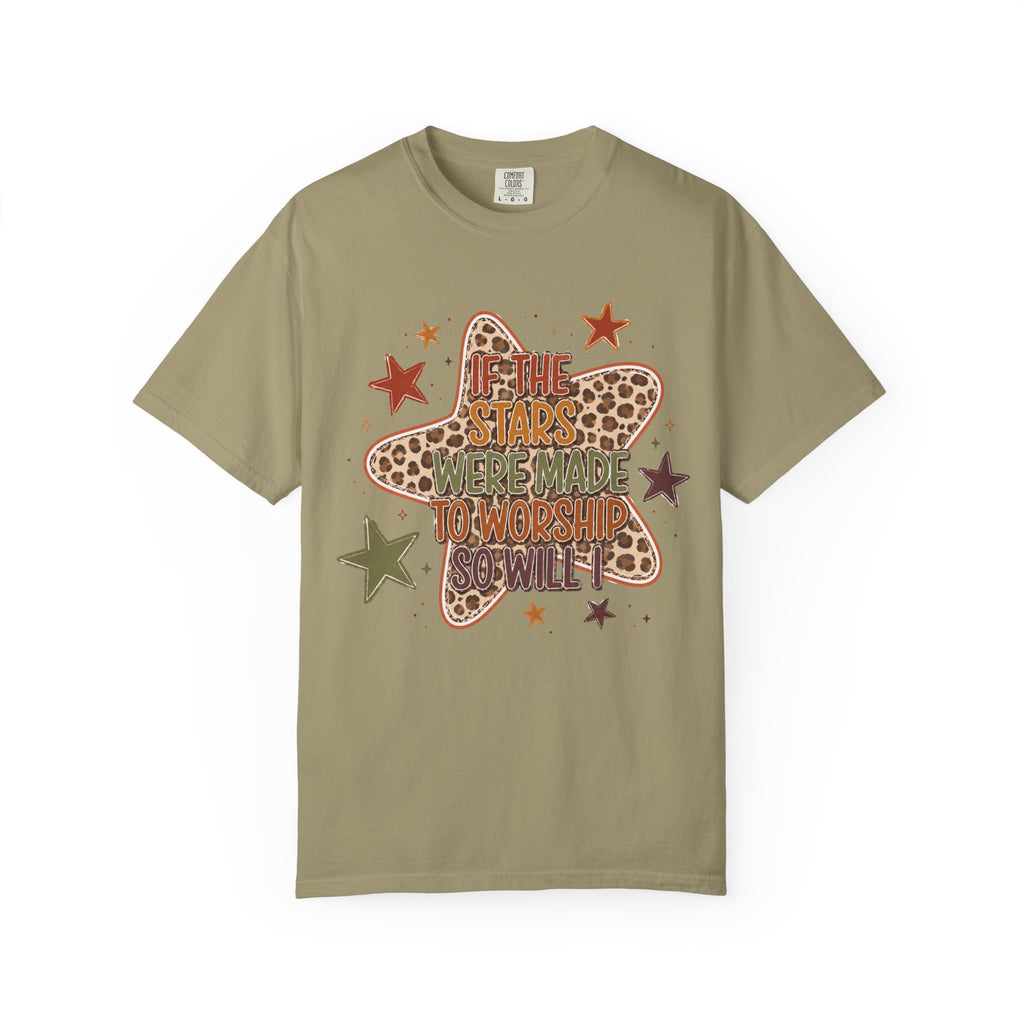 Vintage Star T-Shirt — "If the stars were made to worship so will I”