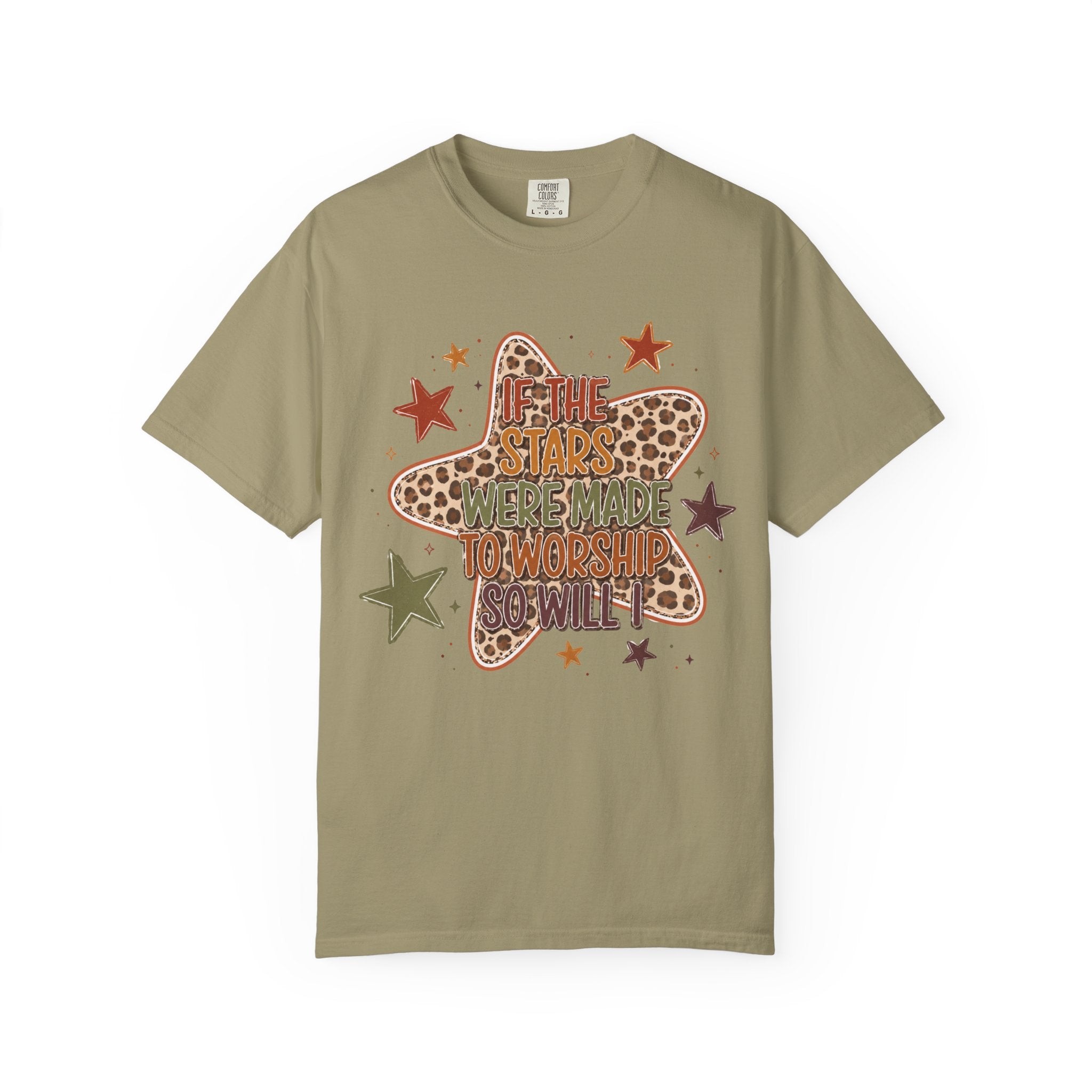 Vintage Star T-Shirt — "If the stars were made to worship so will I”