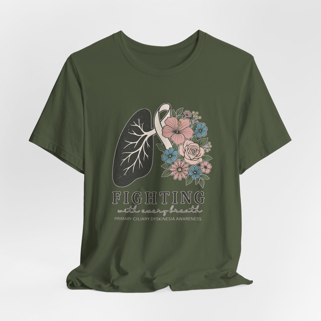 PCD Short Sleeve Tee - Fighting with Every Breath