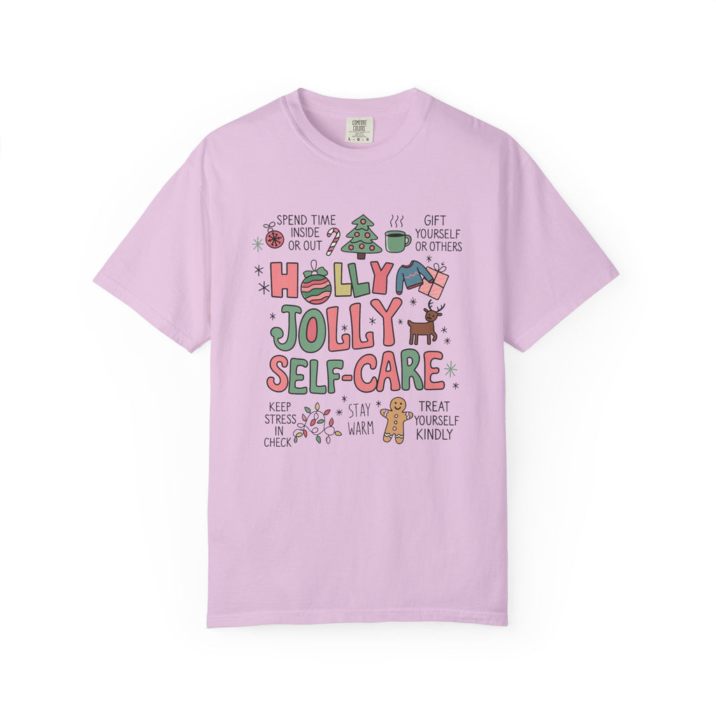 Christmas Self Care Tee — Holiday T-shirt