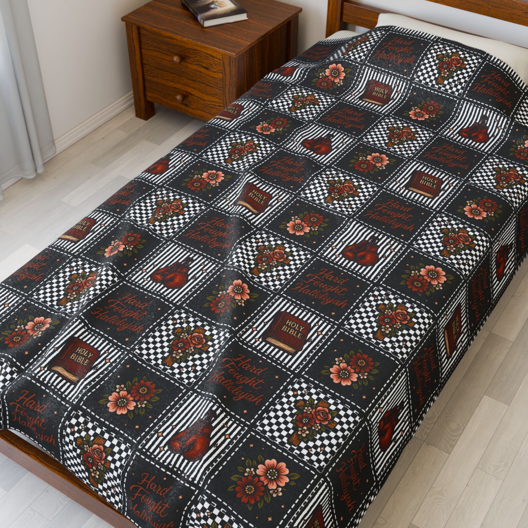 Hard Fought Hallelujah Plush Blanket