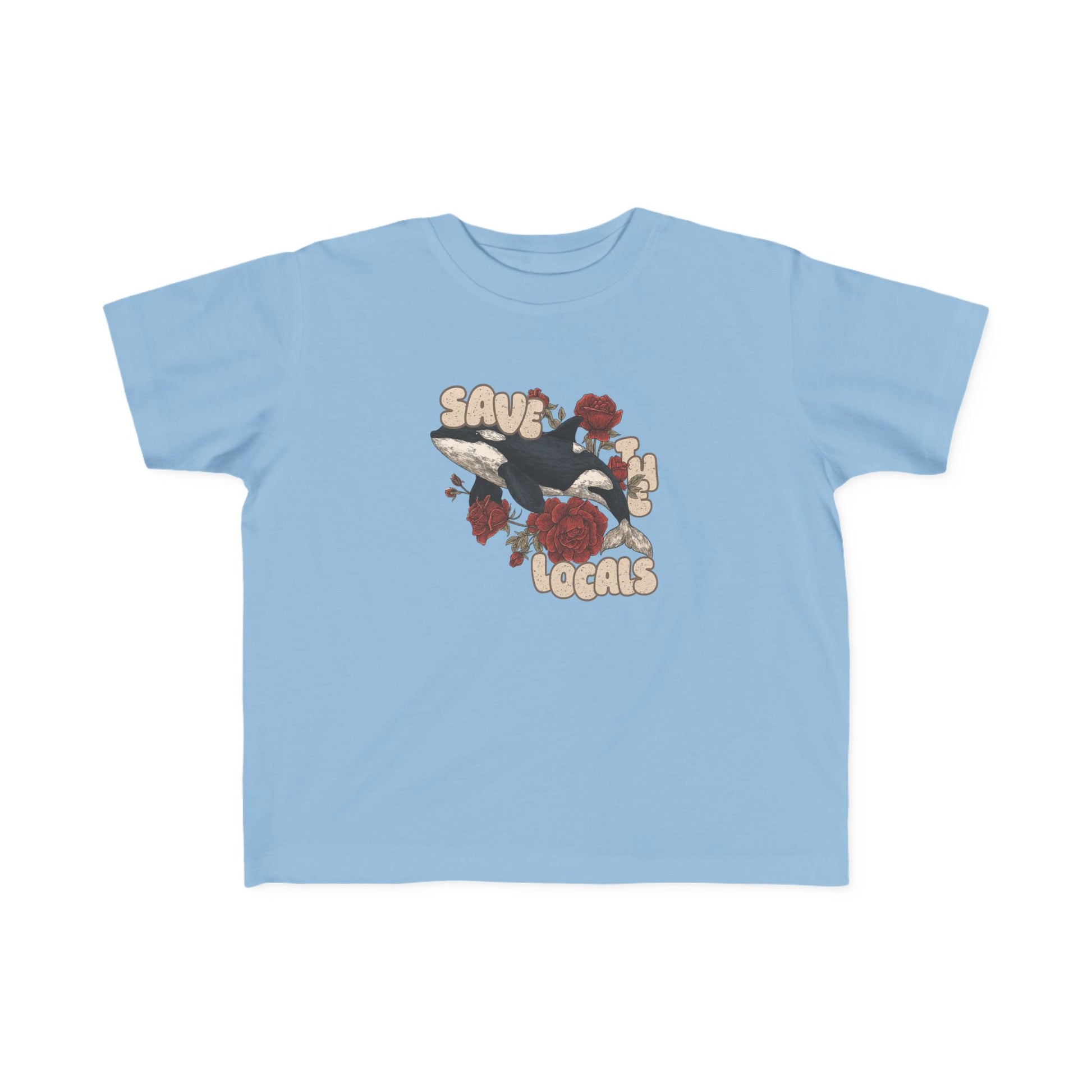 Toddler's Eco-Friendly Tee: Save the Locals, Cute Kids Shirt, Sustainable Fashion, Nature Lover Gift, Children's Awareness Apparel