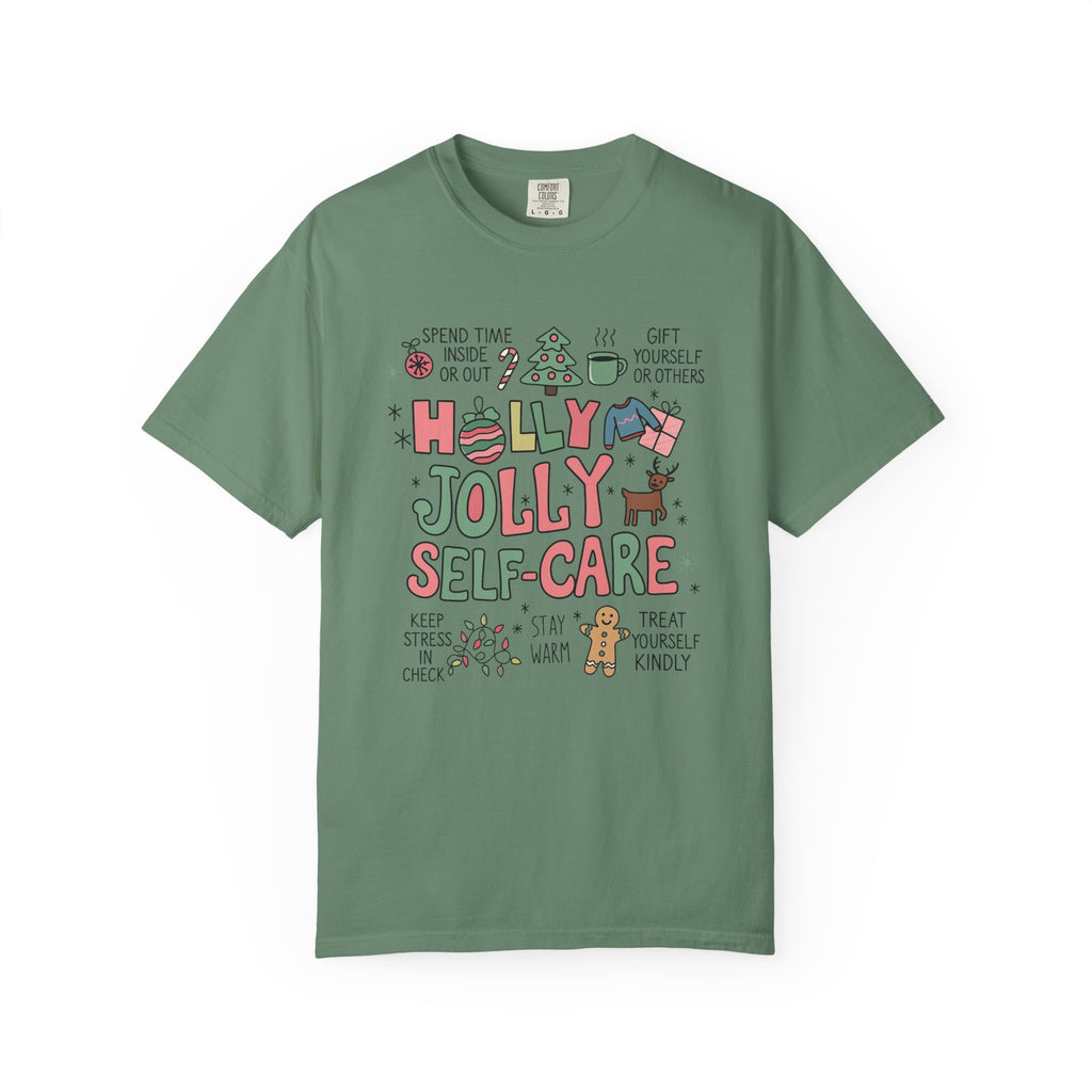 Christmas Self Care Tee — Holiday T-shirt