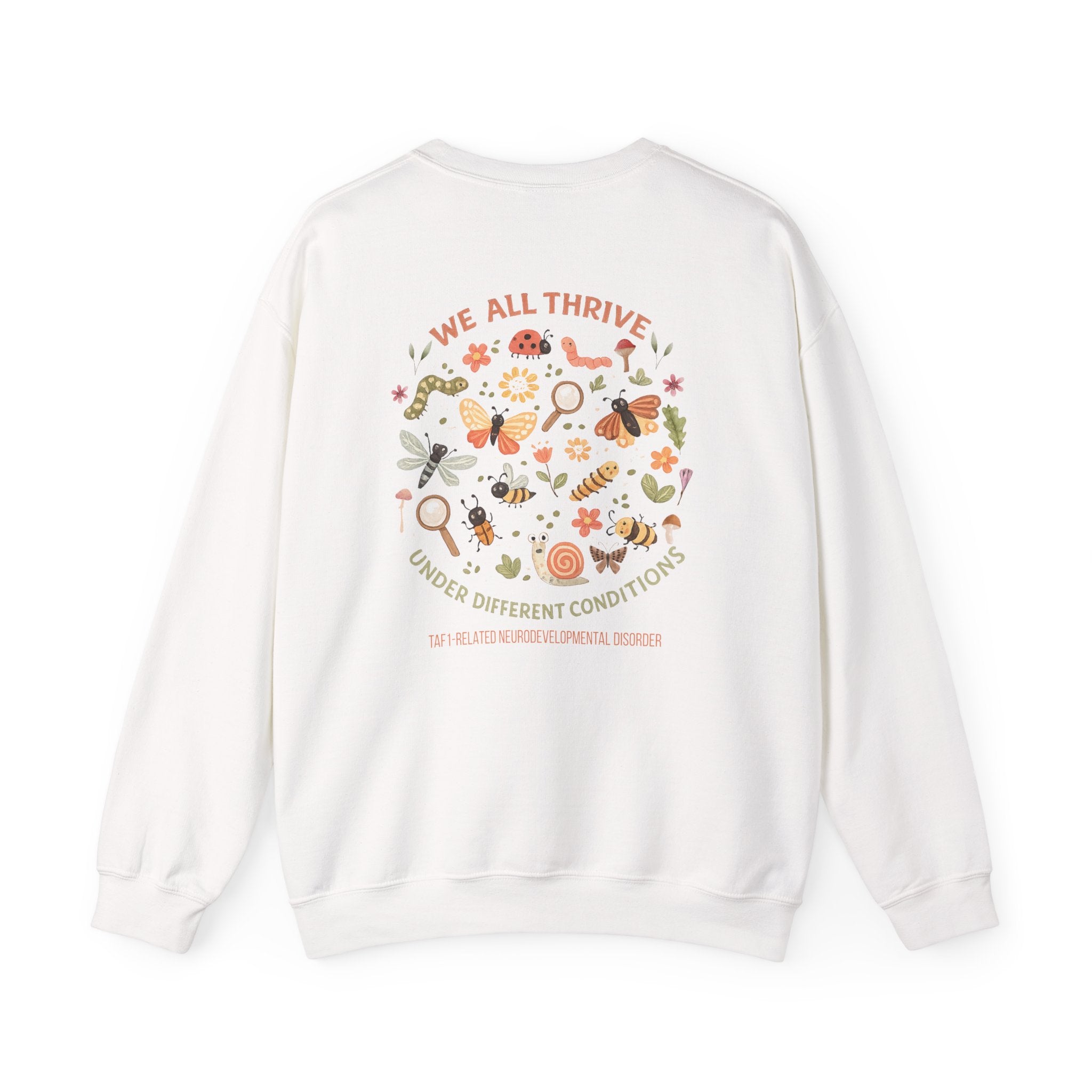 Proud Brother Crewneck Sweatshirt — “We All Thrive” TAF-1 Neuro