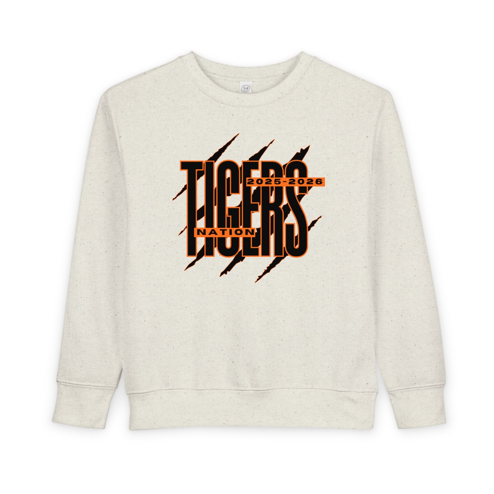 TODDLER Tiger Nation Crewneck Sweatshirt — Bold Tiger Graphic Pullover