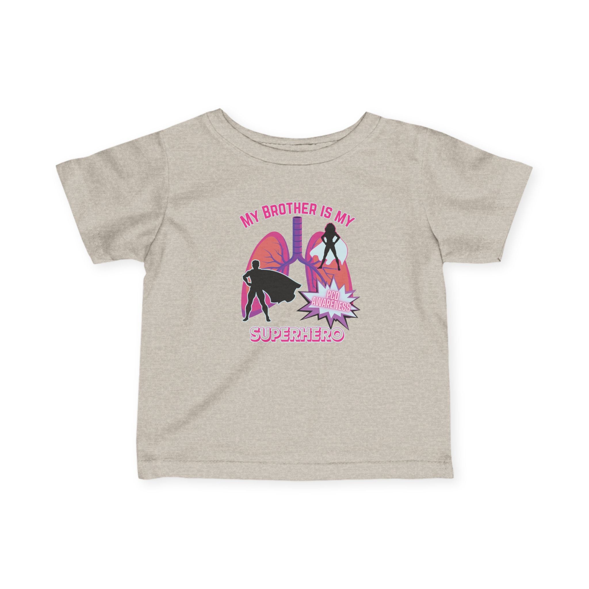 Infant Tee - My Brother is my Superhero - PCD Awareness