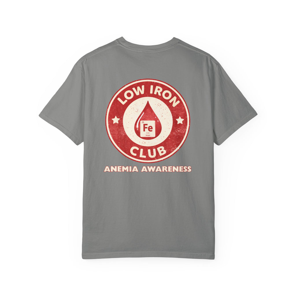 Low Iron Club T-Shirt — Anemia Awareness Tee