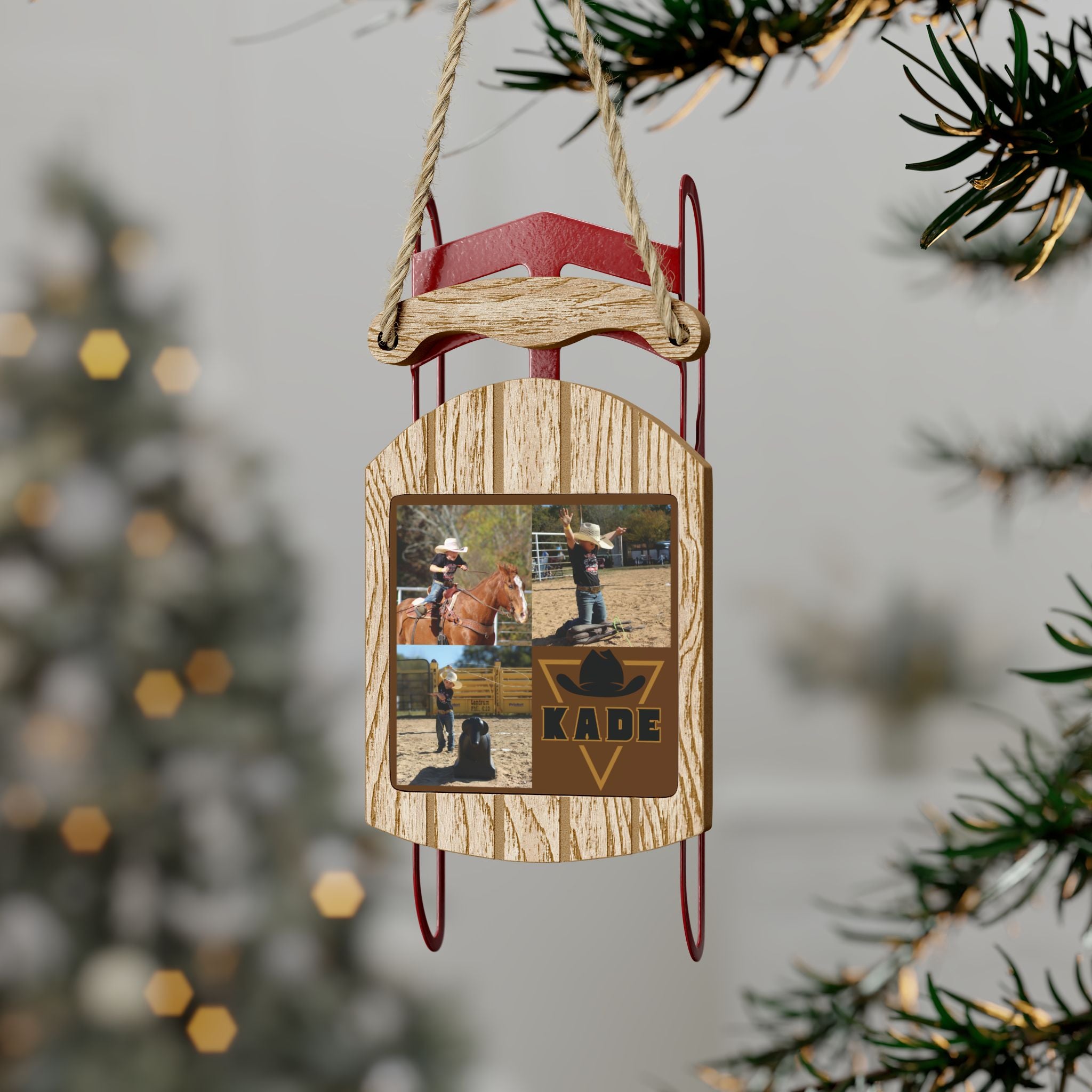 Kade Sled Ornament