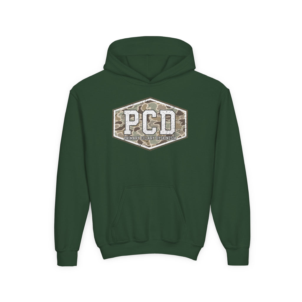 Youth Hoodie – PCD Camo Logo Pullover