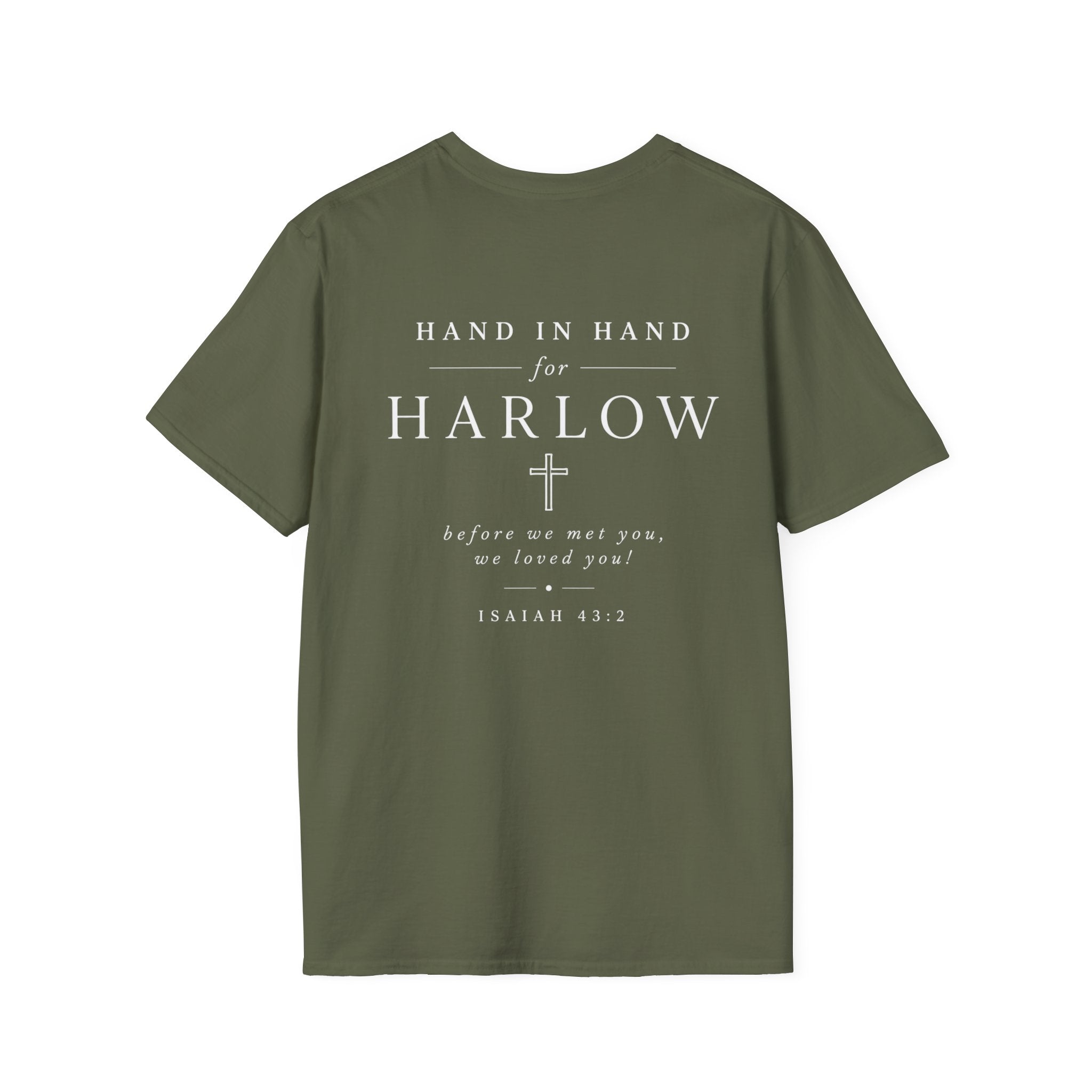 Hand in Hand for Harlow -unisex tee