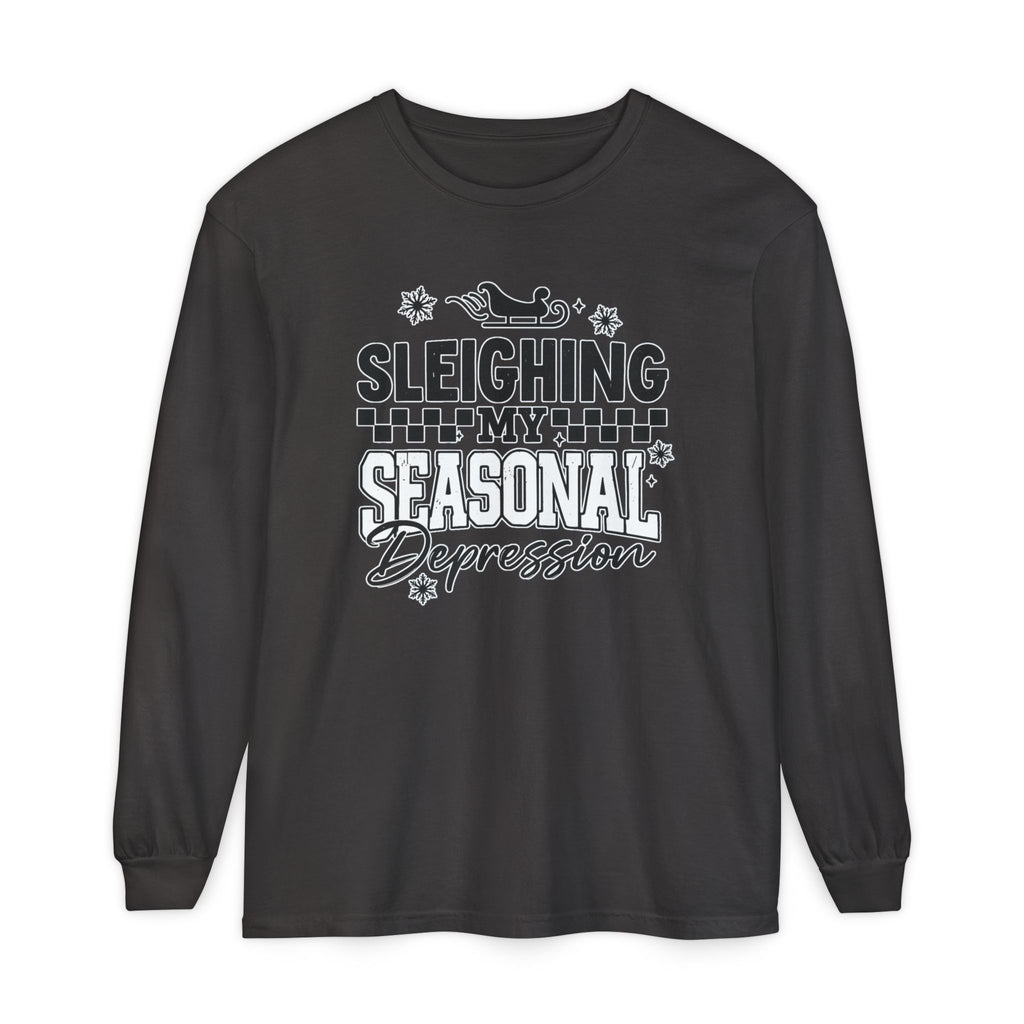 "Sleighing My Seasonal Depression" Holiday Tee