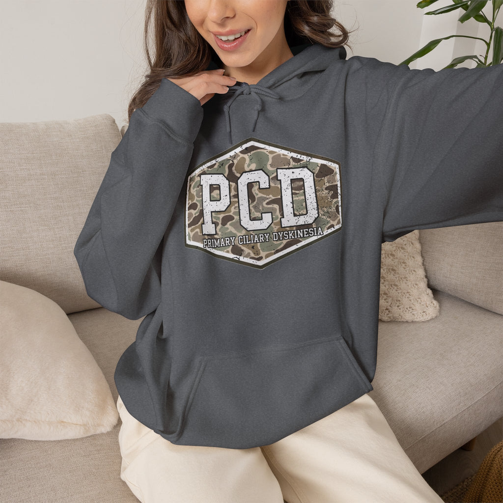 PCD Camo Logo Hoodie – Tactical Military Style Pullover