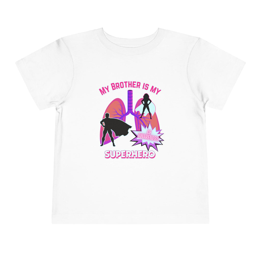 Toddler T-Shirt Brother Superhero CF Awareness
