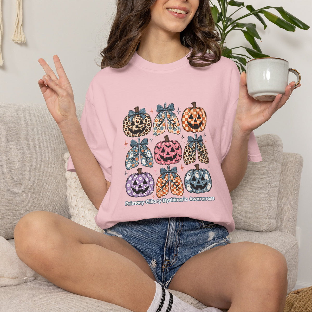 PCD Halloween Leopard Pumpkin Tee