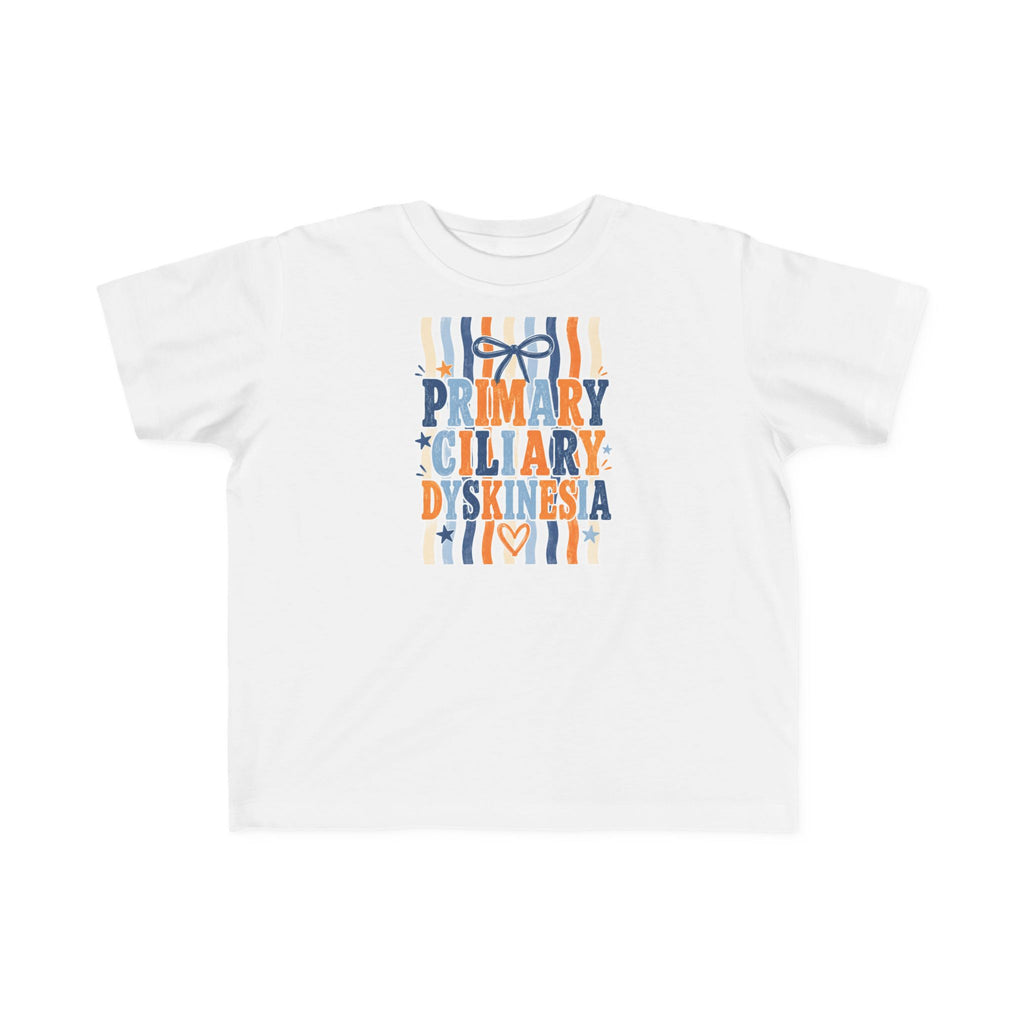 The Jentri- Toddler Primary Ciliary Dyskinesia Tee — Awareness Ribbon Design