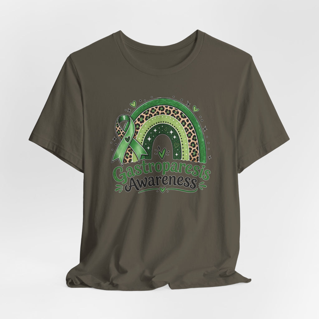 Gastroparesis Awareness Rainbow T-Shirt