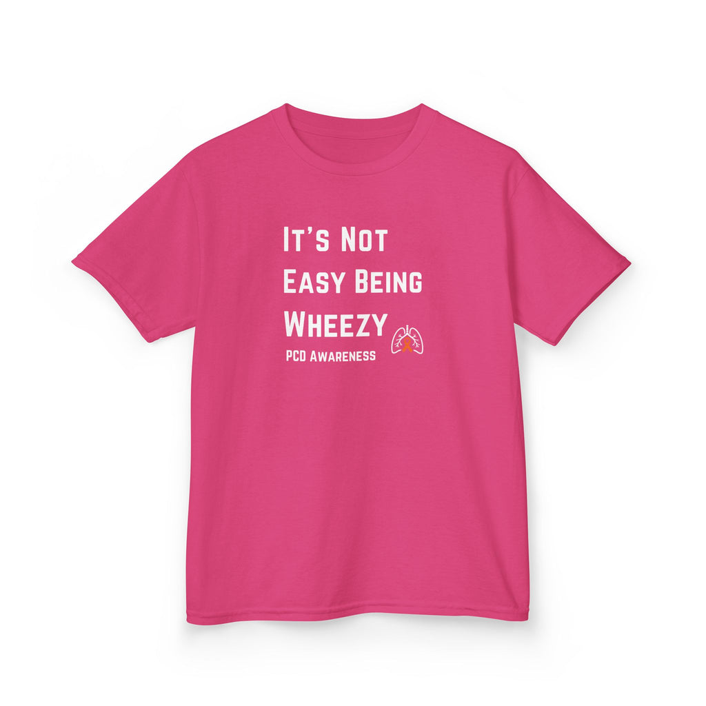 Kids 'Not Easy Being Wheezy' PCD Awareness Tee