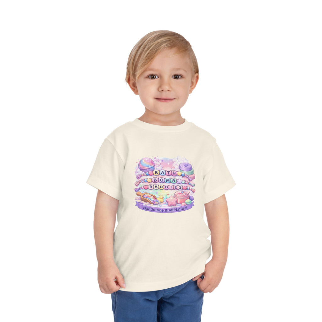 Toddler Bath Bomb Baddies T-Shirt — Pastel Handmade Bath Bombs Graphic Tee