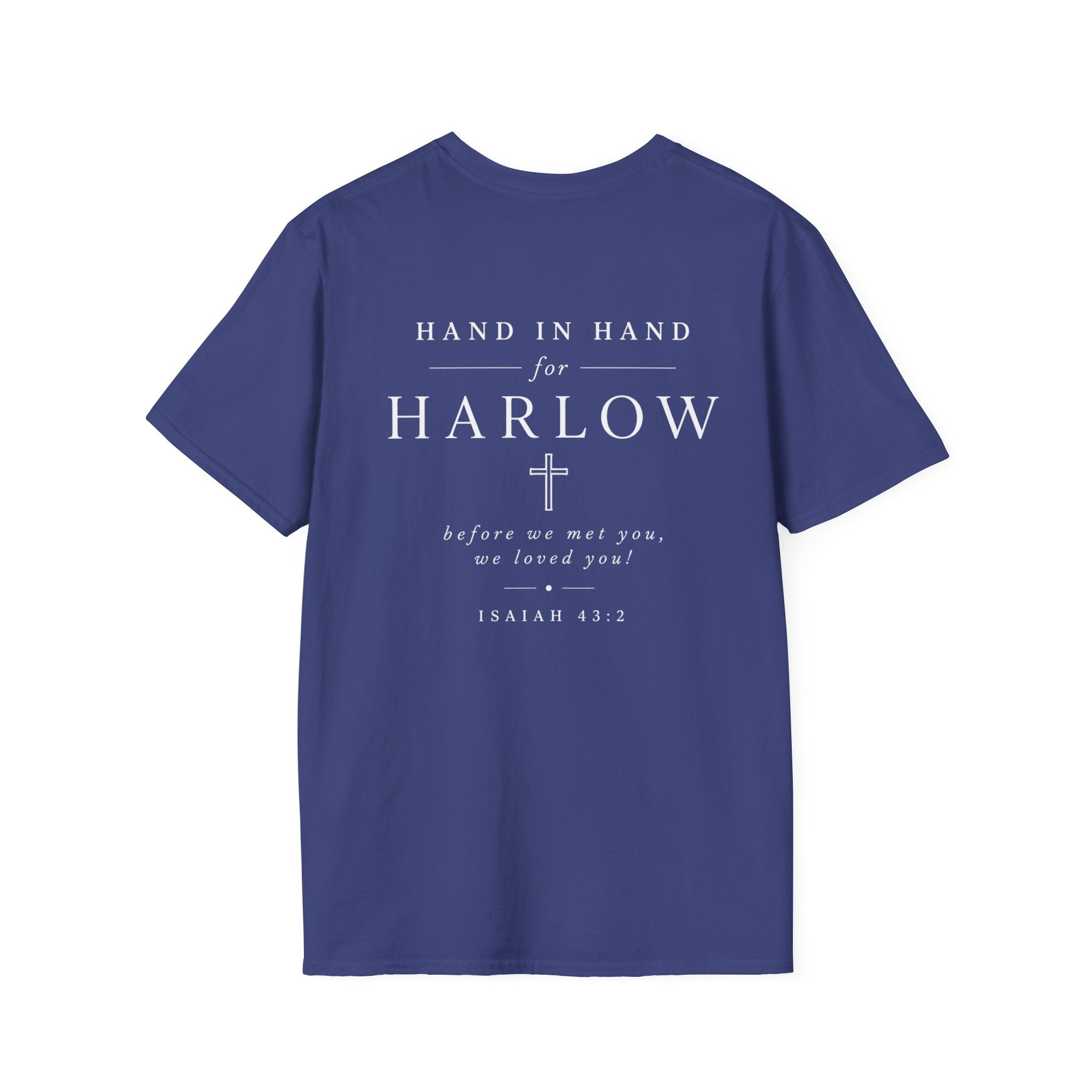 Hand in Hand for Harlow -unisex tee