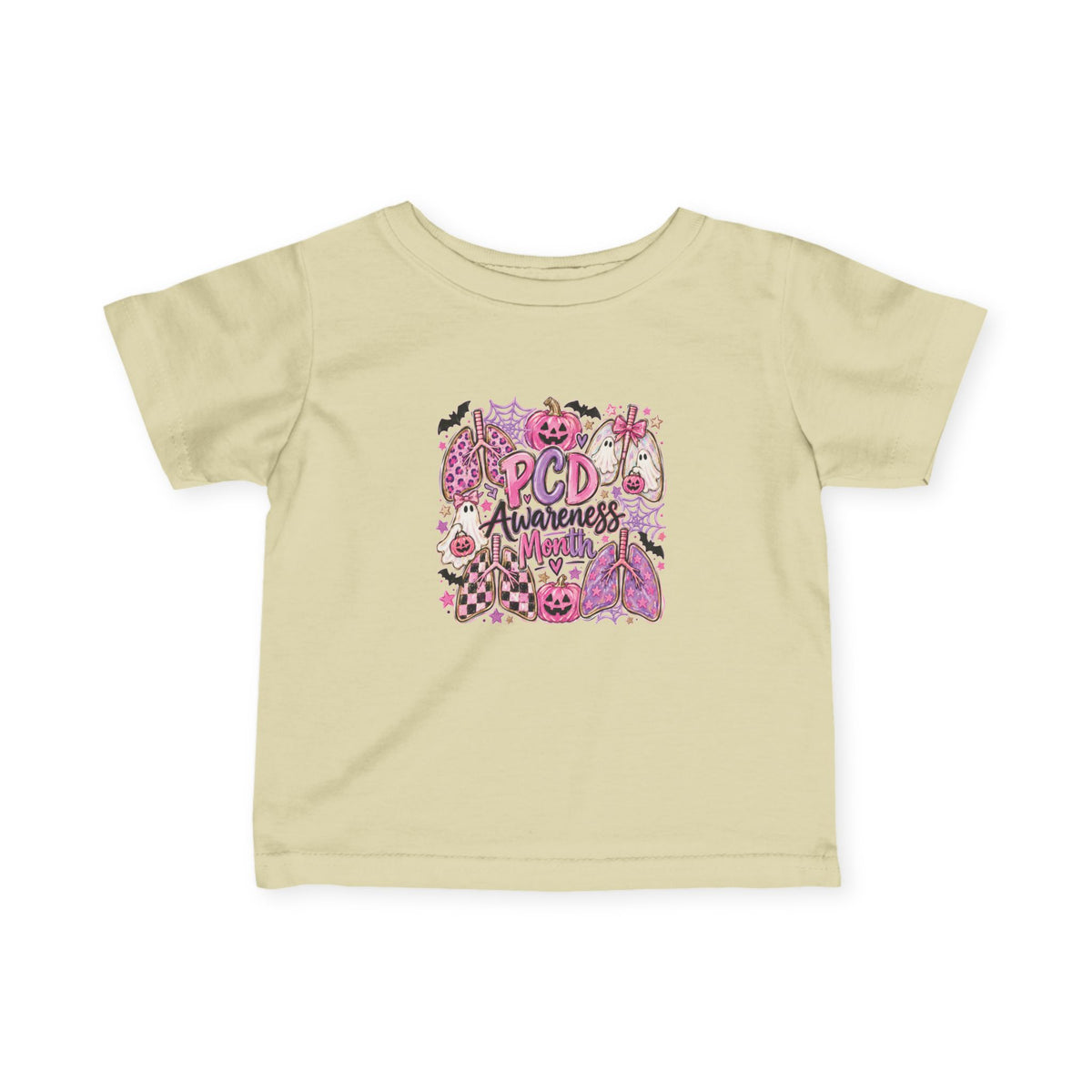 Infant Tee — Pink PCD Awareness Baby Shirt