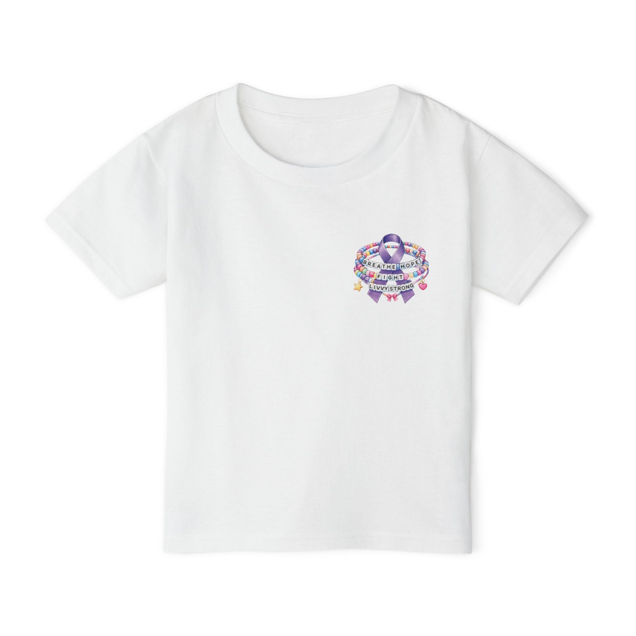 TODDLER Team Livvy Strong Fundraiser T-Shirt —CF Awareness Tee
